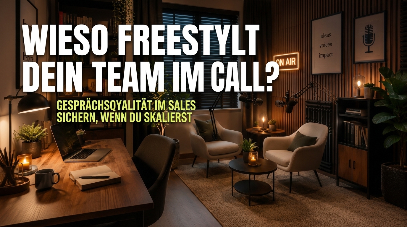 Wieso freestylt dein Team im Call? Wie du die Gesprächsqualität im Sales sicherst, wenn dein Team skaliert