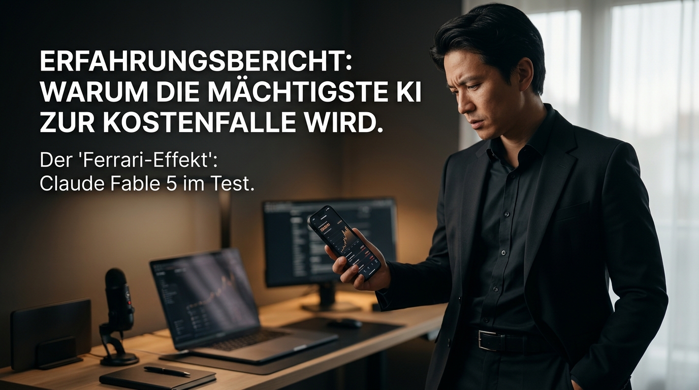 Erfahrungsbericht: Warum das mächtigste KI-Modell der Welt (Claude Fable 5) für Solopreneure zur extremen Kostenfalle wird