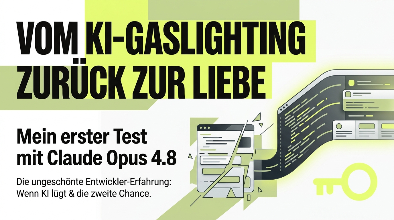 Vom KI-Gaslighting zurück zur Liebe: Mein erster Test mit Claude Opus 4.8